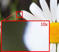 10 gångers förstoring
