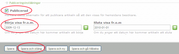 Publicering