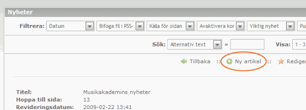 Ny artikel